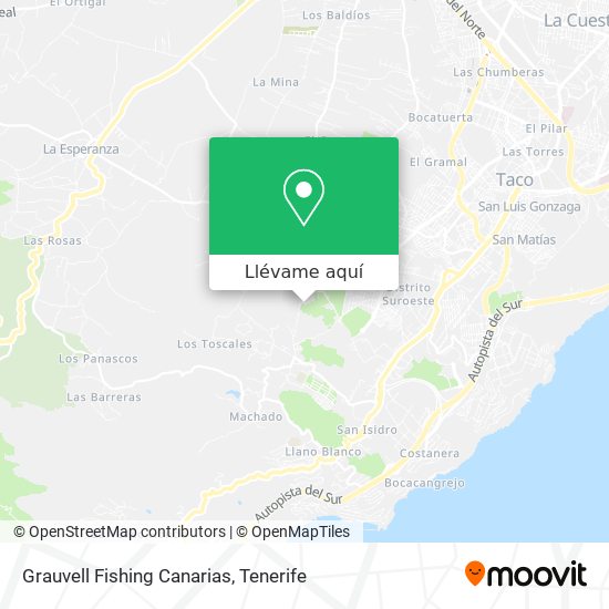 Mapa Grauvell Fishing Canarias