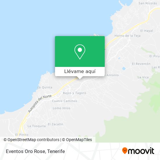 Mapa Eventos Oro Rose