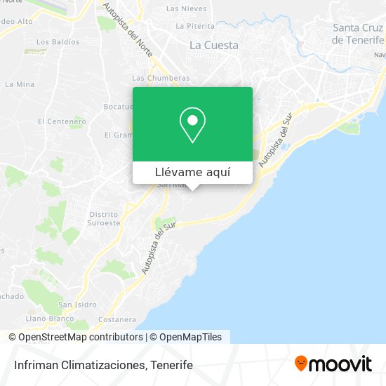 Mapa Infriman Climatizaciones