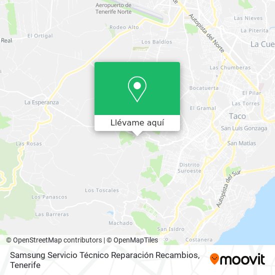 Mapa Samsung Servicio Técnico Reparación Recambios