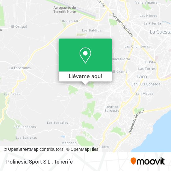 Mapa Polinesia Sport S.L.