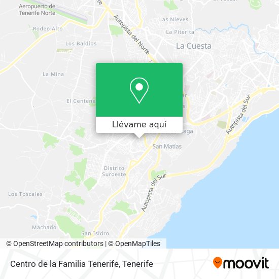 Mapa Centro de la Familia Tenerife