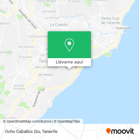 Mapa Ocho Caballos Qiu
