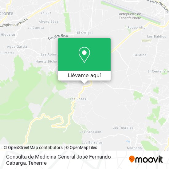 Mapa Consulta de Medicina General José Fernando Cabarga