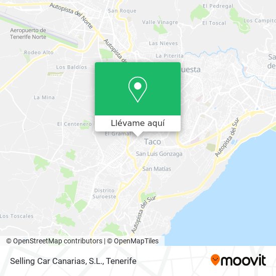 Mapa Selling Car Canarias, S.L.