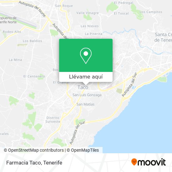 Mapa Farmacia Taco