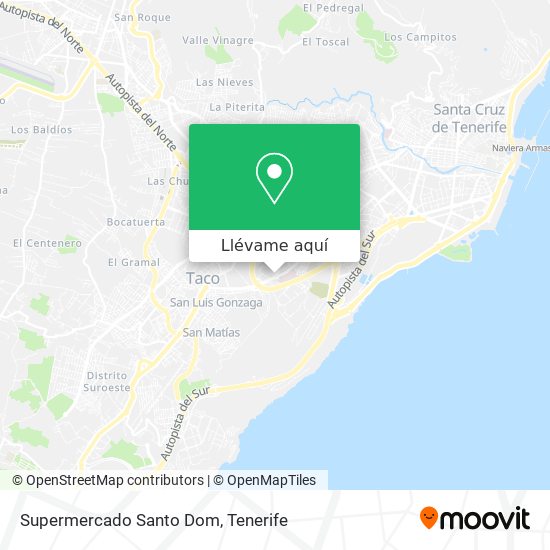 Mapa Supermercado Santo Dom