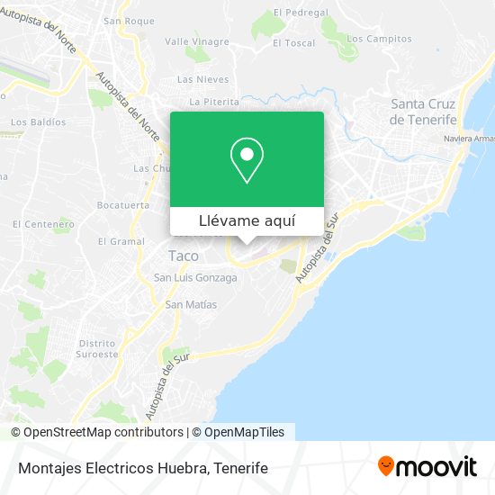 Mapa Montajes Electricos Huebra