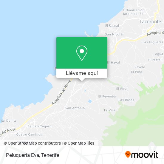 Mapa Peluqueria Eva