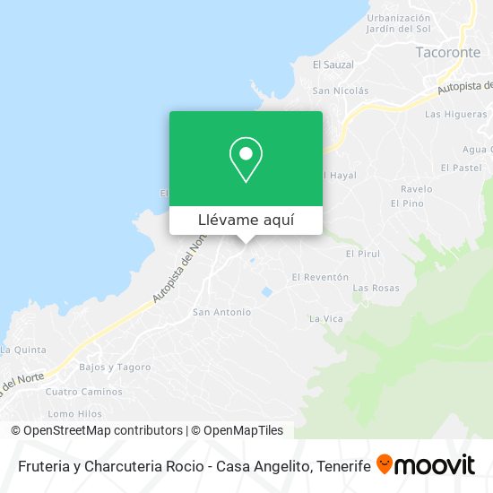 Mapa Fruteria y Charcuteria Rocio - Casa Angelito