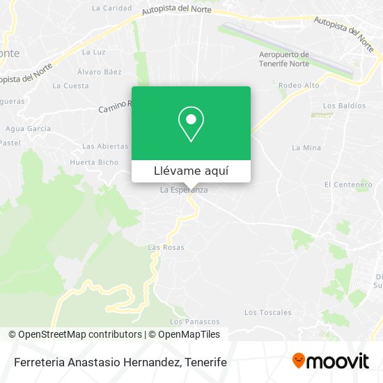 Mapa Ferreteria Anastasio Hernandez