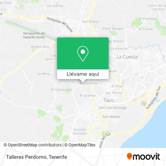 Mapa Talleres Perdomo