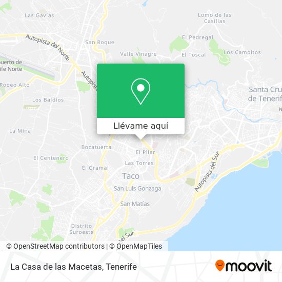 Mapa La Casa de las Macetas