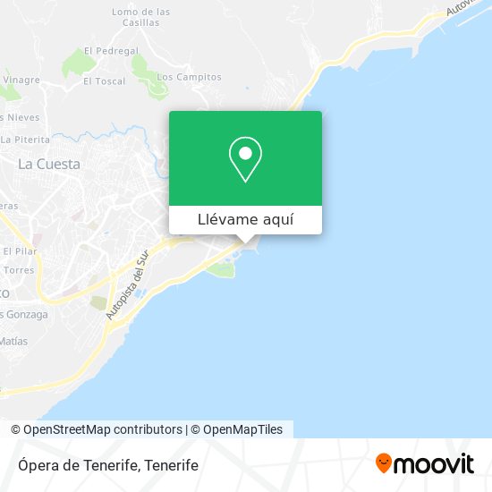 Mapa Ópera de Tenerife