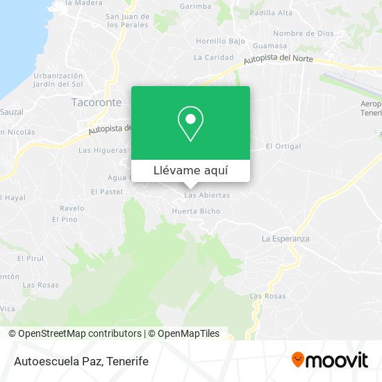 Mapa Autoescuela Paz