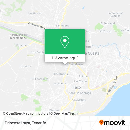Mapa Princesa Iraya