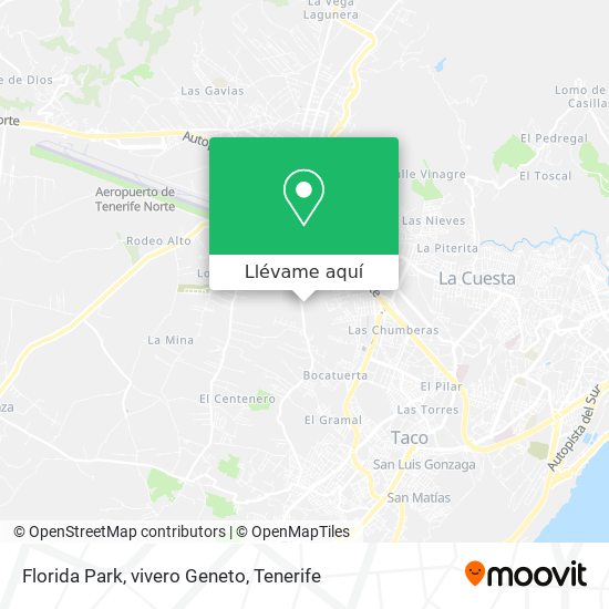 Mapa Florida Park, vivero Geneto