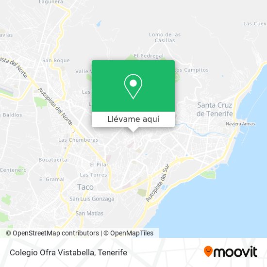 Mapa Colegio Ofra Vistabella