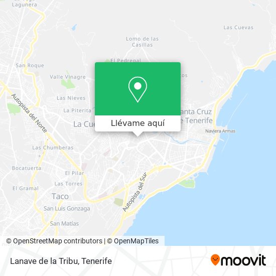 Mapa Lanave de la Tribu