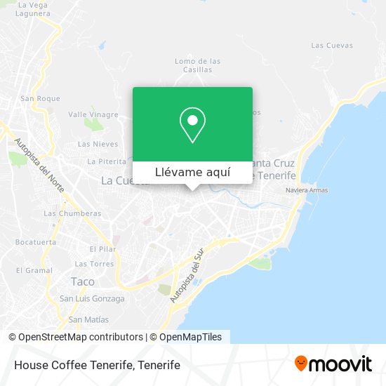 Mapa House Coffee Tenerife