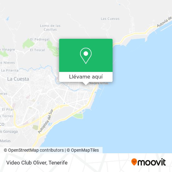 Mapa Video Club Oliver