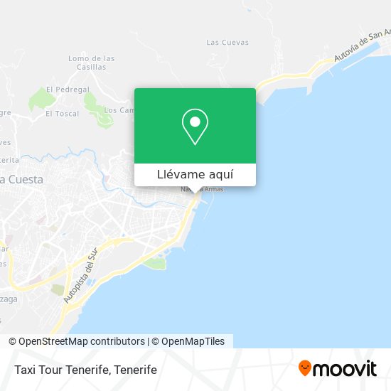 Mapa Taxi Tour Tenerife