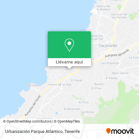 Mapa Urbanización Parque Atlántico