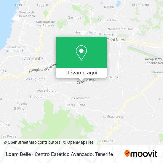 Mapa Loam Belle - Centro Estético Avanzado