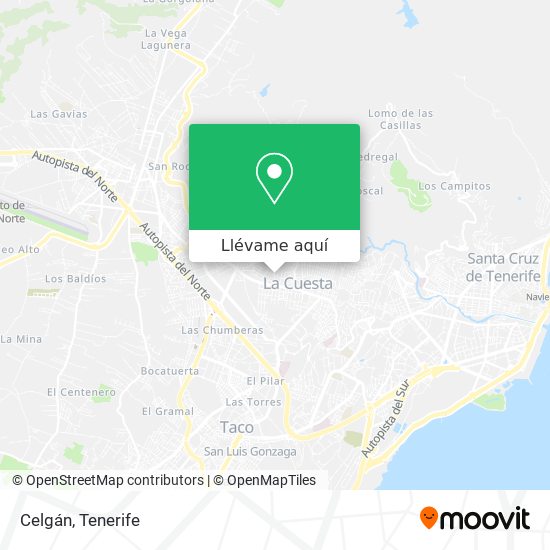 Mapa Celgán