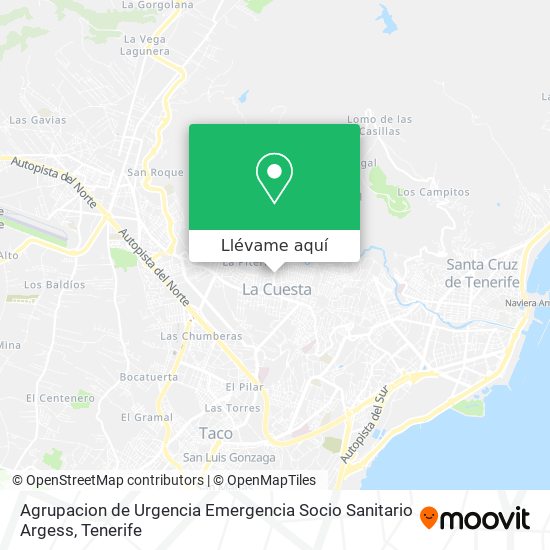 Mapa Agrupacion de Urgencia Emergencia Socio Sanitario Argess