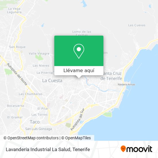 Mapa Lavandería Industrial La Salud