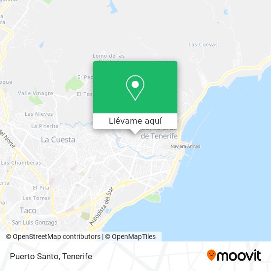 Mapa Puerto Santo