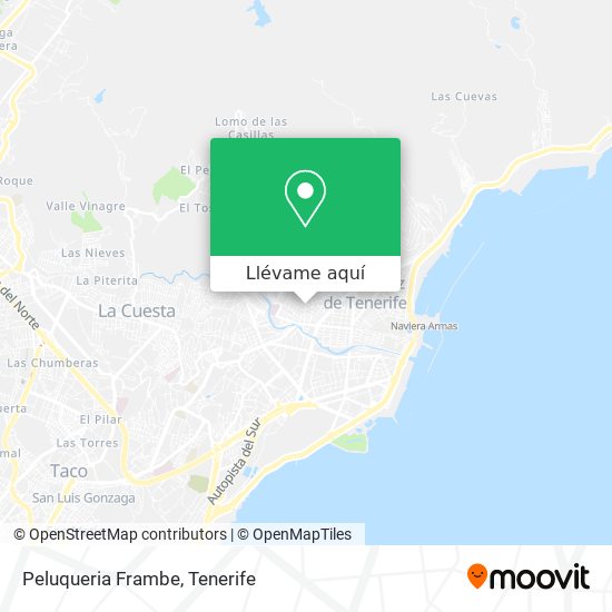 Mapa Peluqueria Frambe