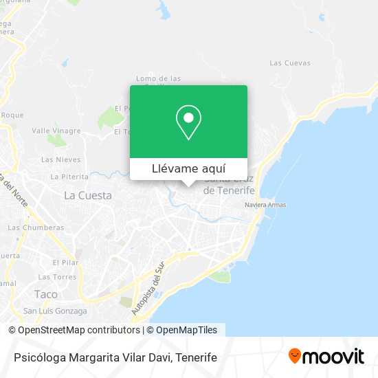 Mapa Psicóloga Margarita Vilar Davi