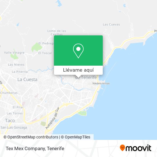 Mapa Tex Mex Company