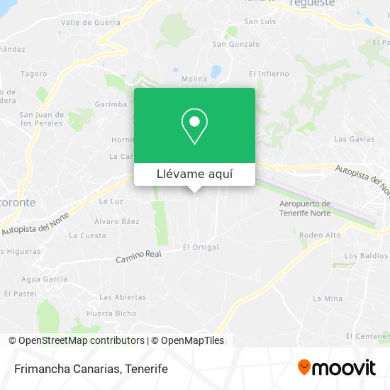 Mapa Frimancha Canarias