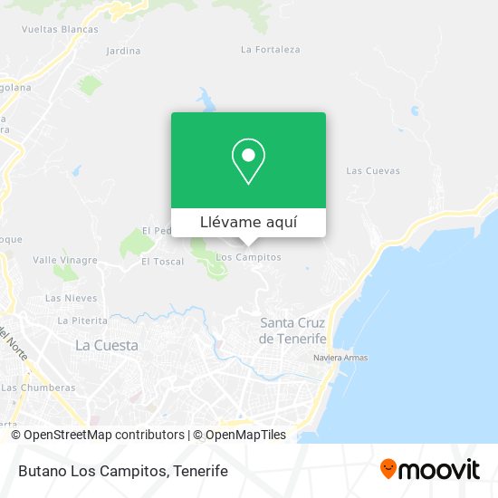 Mapa Butano Los Campitos