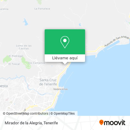 Mapa Mirador de la Alegría