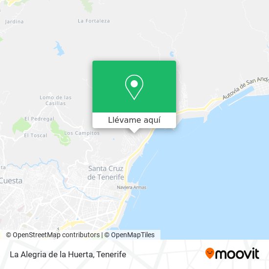 Mapa La Alegria de la Huerta