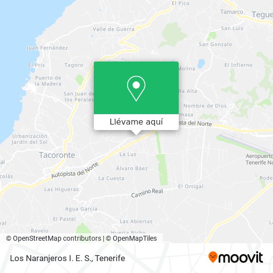 Mapa Los Naranjeros I. E. S.