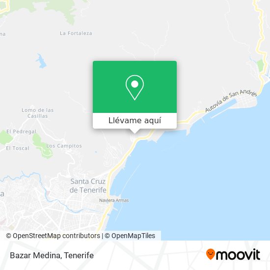Mapa Bazar Medina