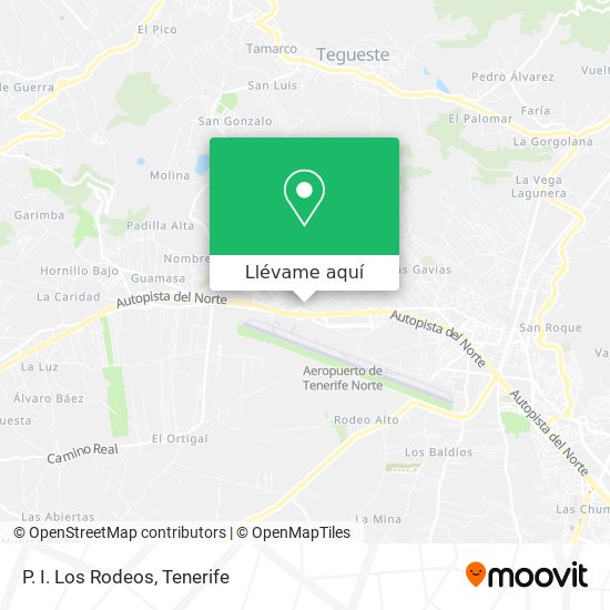 Mapa P. I. Los Rodeos