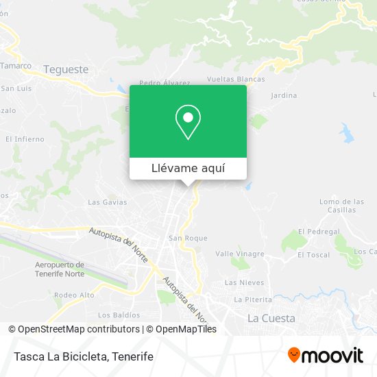 Mapa Tasca La Bicicleta