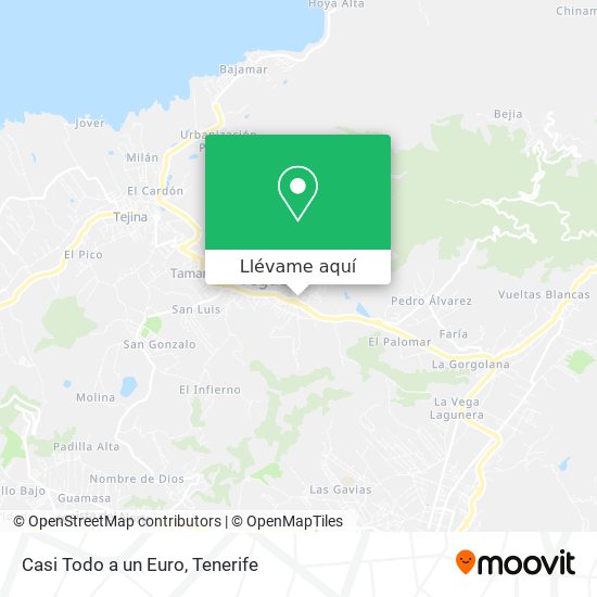 Mapa Casi Todo a un Euro