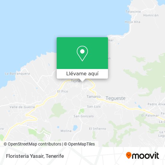 Mapa Floristeria Yasair