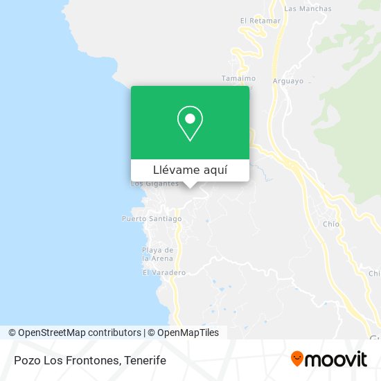 Mapa Pozo Los Frontones