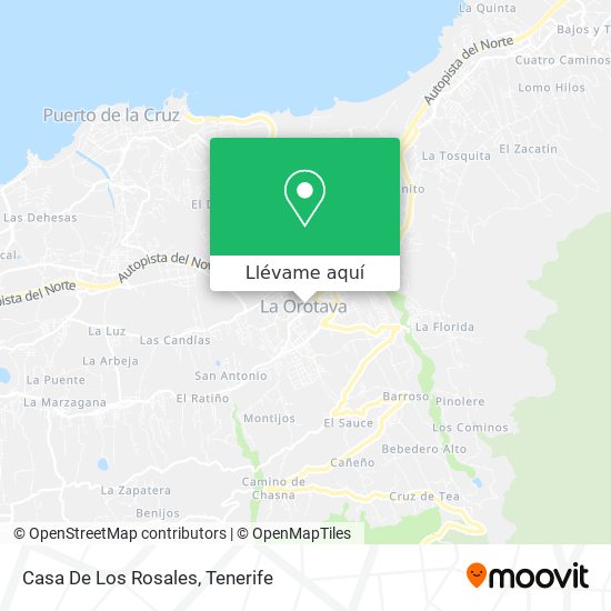 Mapa Casa De Los Rosales