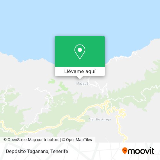 Mapa Depósito Taganana