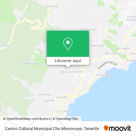 Mapa Centro Cultural Municipal Cho Morrocoyo