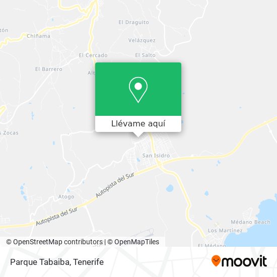 Mapa Parque Tabaiba